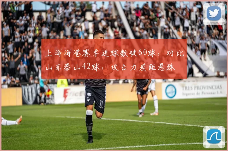 上海海港赛季进球数破60球，对比山东泰山42球，攻击力差距悬殊